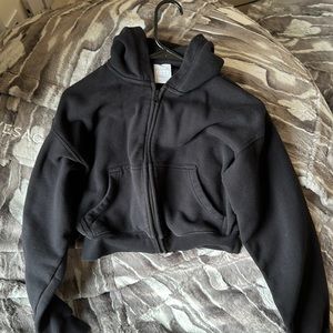 TNA Cozy Fleece Boyfriend Boxy Zip Hoodie